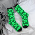thumbnail image 5 of Pofeuu Green Broccoli Print Crew Socks, Adult Running Hiking Socks for Youth and Adult, 5 of 6