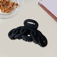 thumbnail image 4 of vnanda Strong Grip Hair Claw Women's Korean Style Solid Color Hair Claw with Hollow Out Frosted Design Vintage Hairpin Crab Hair Clip Elastic Hair for Simple, 4 of 8