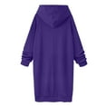 thumbnail image 7 of Dyegold Oversized Hoodie For Women Fleece Hooed Sweatshirts Casual Loose Long Sleeve Pullover Tops Comfy Fall Fashion Outfit, 7 of 7
