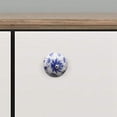 thumbnail image 2 of Perillas de cerámica pintadas a mano para mejorar los cajones, exquisitas herrajes para gabinetes para actualizar los muebles del dormitorio, perillas de cajón de fácil instalación, juego de 4 piezas, 2 of 2