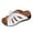 White, variant on Women Sandals clearance for Juebong Womens Slides Sandals Hollow Wedge Sandals Open Toe Orthopedic Arch Support Slip-on Slippers Comfortable Wedge Platform Casual Walking Sandals