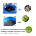 thumbnail image 4 of Jinsinto Rain Barrel Net, Rain Barrel Net Rain Barrel Cover Rain Barrel Net Cover Rain Barrel Rain Barrel Net Cover For Outdoor Garden (80cm Diameter Black), 4 of 5