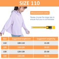 thumbnail image 2 of pieza de ropa de protección solar para niños de color morado puro, ropa de protección solar de seda helada Cool Sense, ropa de protección UV, 2 of 5