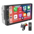 thumbnail image 1 of unique Double Din Car Stereo With Carplay, 7inch Touchscreen Radio Bluetooth And Backup Camera Phone Mirro, 1 of 5