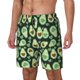 thumbnail image 1 of Balery Avocado Heart Bañador para hombre, shorts de playa de secado rápido con entrepierna y forro de compresión-Medium, 1 of 6