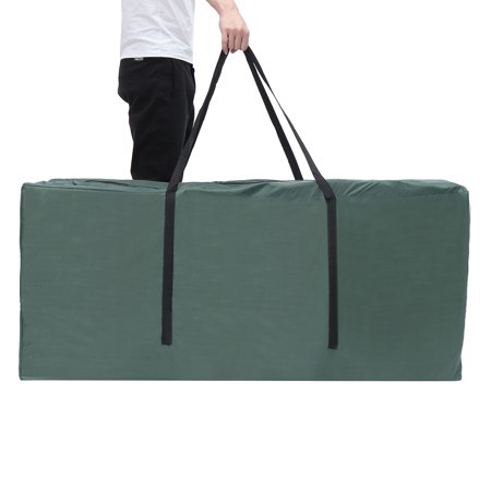 Patio Furniture Cushion Storage Moaere Patio Cushion Storage Bag Waterproof Cushion Cover Outdoor Rectangle Furniture Seat Protector Pouch with Zipper Durable and Protective ()