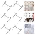 thumbnail image 1 of LABSERRON 10 Pcs Crochets en Métal Robustes pour Organisateur de Bacs de Rangement de Garage, 1 of 8