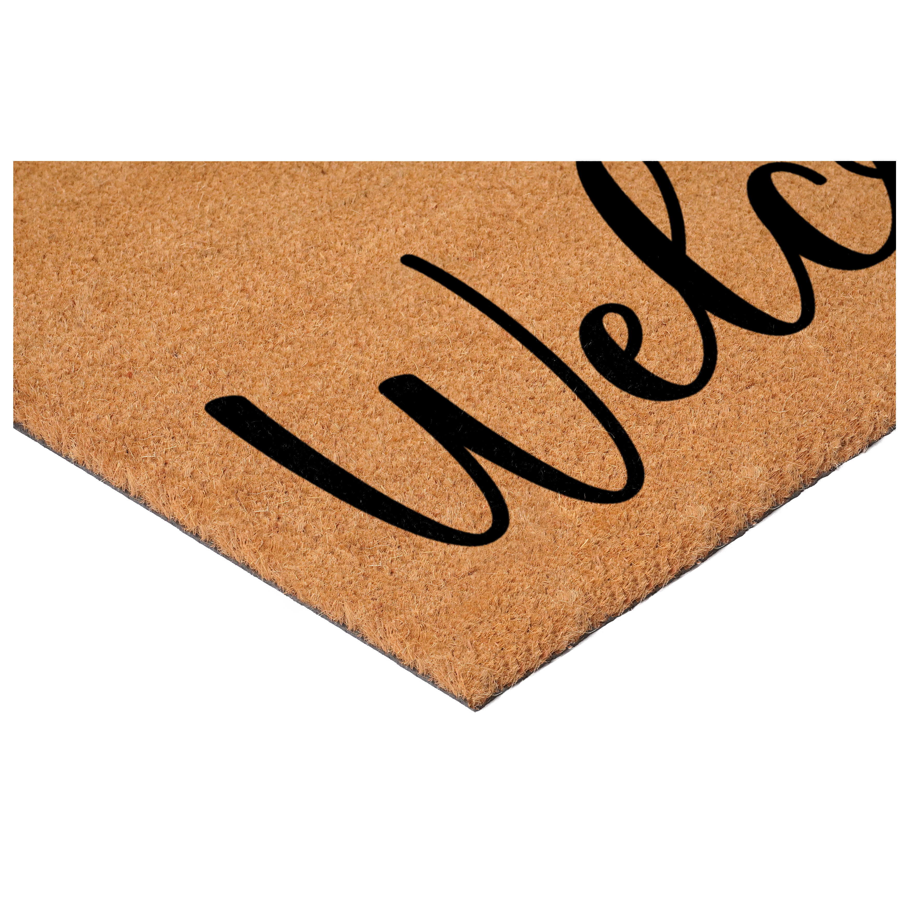 Pine Tree Welcome Doormat, 17" x 29"
