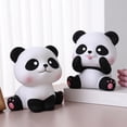 thumbnail image 4 of serony Statue d'Animal de Bureau Banque d'Argent Sculpture de Panda Style B Style A, 4 of 4
