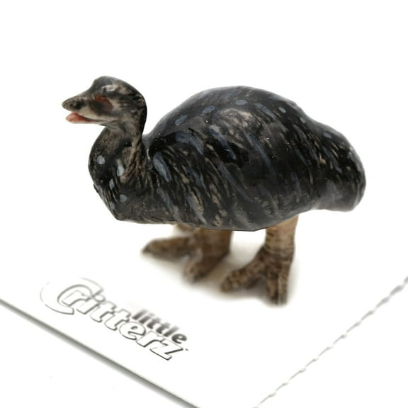 Little Critterz Emu - Emu "Victoria" - miniature porcelain figurine