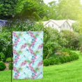 thumbnail image 2 of Wukai Dragonfly Floral Print Garden Flag 12.5x18 Inch Double Sided Sun-resistant Rain-resistant, Wrinkle-resistant Colorfast(Only Flag), 2 of 7