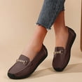 thumbnail image 3 of Womens Fashionable Casual Versatile Breathable Soft Sole Spring And Summer Comfortable Flat Loafers, 3 of 5