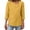 Yellow, variant on yillto Womens Long Sleeve Square Neck Button Blouse Dressy Casual Asymmetrical Tunic Tops Spring Summer Shirts