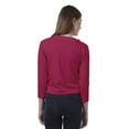 thumbnail image 4 of Moomaya Cardigan d'Été Décontracté en Coton à Manches 3/4 pour Femmes, 4 of 7