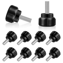 10 PCS Thumb Screws, Mount Screws M 4 X 10 mm Knurled Thumbscrews with Carbon Steel T xwm25