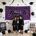 thumbnail image 4 of 2026 Graduation Party Backdrop - 59"Ã 35"Congrats Grad Banner in Green, Large Class of 2026 Decorations, Photography & Grad Party Supplies, 4 of 5