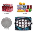 thumbnail image 4 of Insulated Crossbody Lunch Bag 10L Lunch Tote with Adjustable Shoulder Strap for Work Office Picnic Butterfly and The Moon, 4 of 6