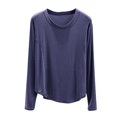 thumbnail image 1 of Estbridge Haut de Pyjama en Modal pour Femmes Manches Longues Décontracté - Doux Confortable Mode Hiver Printemps Automne Quotidien Loungewear, 1 of 4