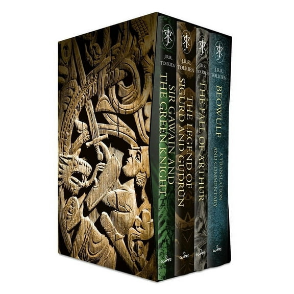 Tolkien Myths and Legends Box Set: Sir Gawain and the Green Knight, the Legend of Sigurd and Gudrún, the Fall of Arthur,, (Paperback)