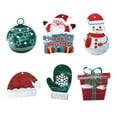 thumbnail image 4 of Pack of 6 Christmas Gift Bags Stylish Plastics Bag for Holiday Present Wrapping Present Bags Family Gathering Supplies, 4 of 9