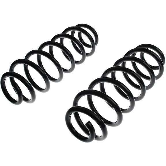 A-Premium Suspension Coil Springs Compatible with Volkswagen Passat 2012-2014 Without Sports Suspension Rear Side 2-PC Set