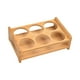 thumbnail image 1 of Soporte de Madera para Vaso de , Soporte de Almacenamiento para Vasos de Bebida para Fiesta en Casa , 6 agujeros, 1 of 6