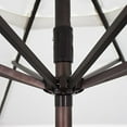 thumbnail image 6 of California Umbrella 9' Casa Series Patio Umbrella With Bronze Aluminum Pole Aluminum Ribs Auto Tilt Crank Lift With Pacifica Navy Blue Fabric, 6 of 7