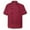 Red2, variant on TOPTIE Unisex Short Sleeve Chef Coat Jacket, Black with Gray Collar