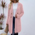 thumbnail image 2 of Niaviben Woolen Coat Warm Coats for Women Long Pea Coat for Women Shirts Casual Women's Jackets Jacket for Women Jackets for Women Pink M, 2 of 8