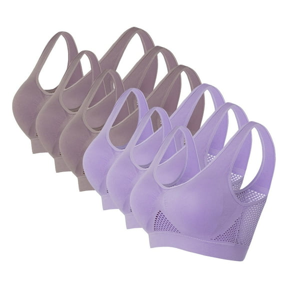 WCJM Red Breathable Cool Liftup Air Bra New Sports Bra Large Size Air Bra Comfortable Mesh Sports Bra For Women