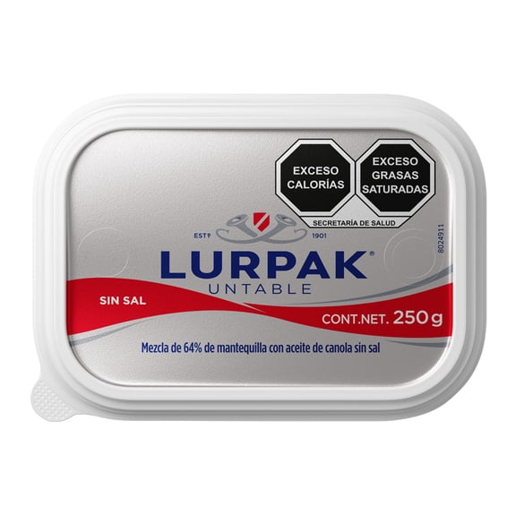 Mantequilla Lurpak   sin sal untable 250 g