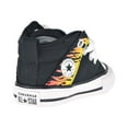 thumbnail image 3 of Converse Chuck Taylor AS Axel Mid "Into The Flames" Toddler Shoes Black-Yellow 766300f, 3 of 6