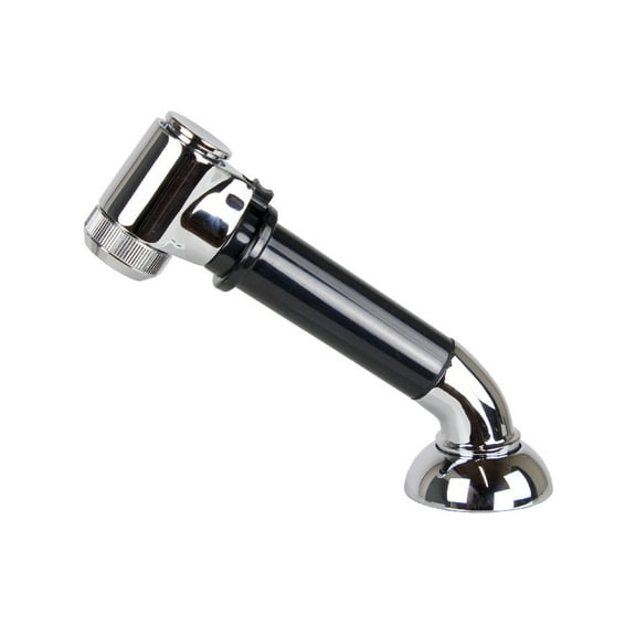 Through Hull Elbow Sprayer w/ 8' Stainless Steel Hose