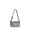 MATALLIC SILVER, variant on Loop Boxy Silhouette Bag Knot-Adjustable Strap Convertible Crossbody Shoulder Design