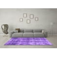 thumbnail image 3 of Ahgly Company Indoor Rectangle Abstract Purple Modern Area Rugs, 2' x 3', 3 of 4
