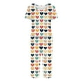 thumbnail image 5 of TIMIFIS Valentines Ensembles de Pyjamas Capris pour Femme, Mignon Imprimé Cœur, Haut à Manches Courtes avec Pantalon, Ensembles de Pyjama, Détente, Pyjamas d'Été pour Femmes, 5 of 5