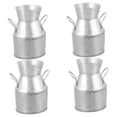thumbnail image 4 of NICEXMAS 4-Pack Iron Flower Pot Buckets for Home Decor, Decorative and Garden Accessories, 4 of 8