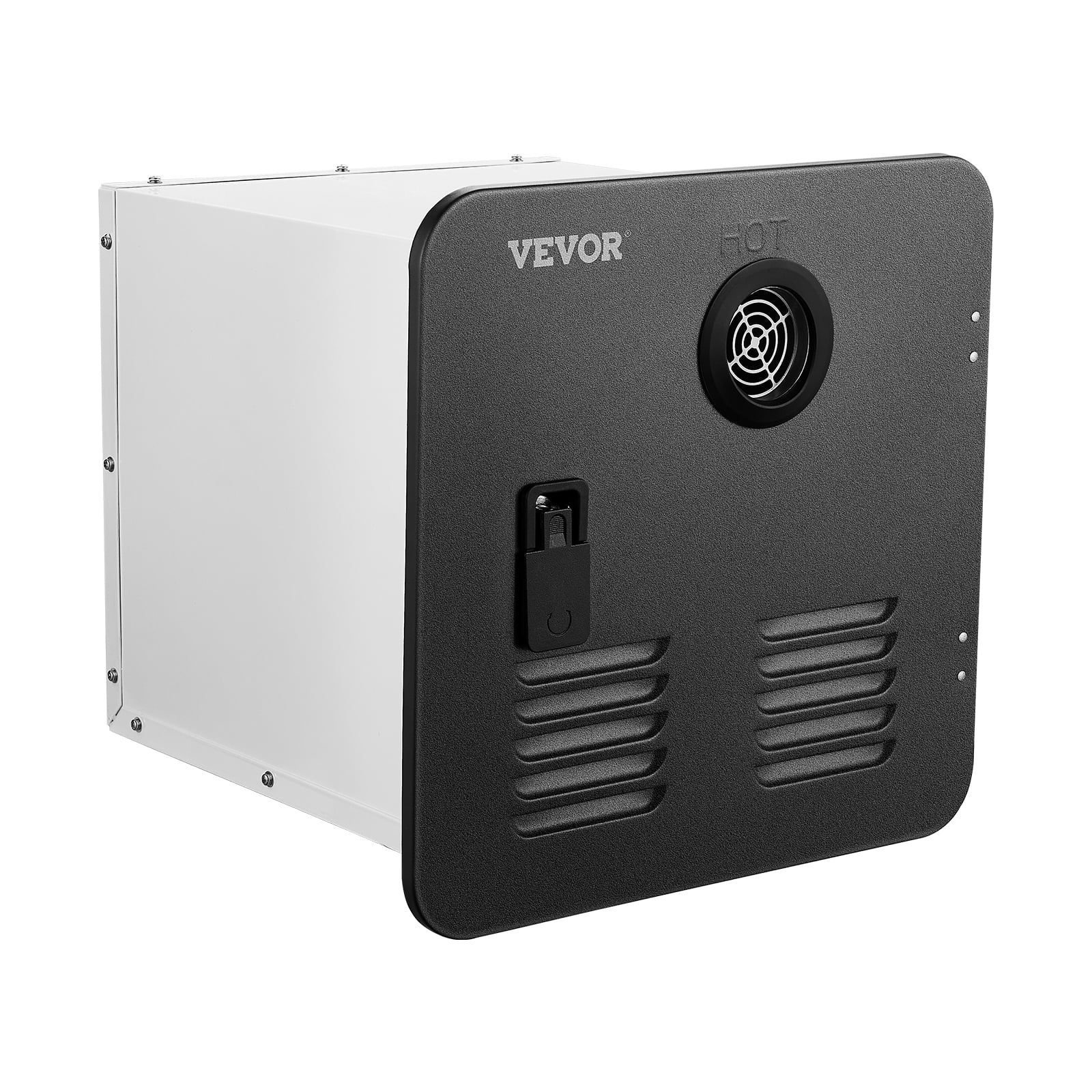 VEVOR RV Tankless Water Heater, Instant Shower with 15 x 15 inches Black Door and Remote Controller, 55000BTU Optimized Comfort Performance Hot Water, Ideal for RVers Family Everyday Use
