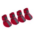 thumbnail image 2 of 2 Pairs, Dog Booties and Paw Protectors Dog Shoes for Hot Pavement Small Dogs Breathable Reflective Mesh Summer Dog Shoes for Outdoor Walking Running Red, 2 of 7