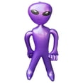 thumbnail image 2 of Inflatable Alien Inflate Alien Toys Cartoon Alien Balloon Inflatable Figures for S, 2 of 9