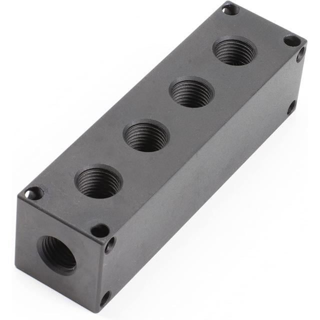 VIAIR 92820 6 Port Billet Manifold With Mounting Holes for sale online 