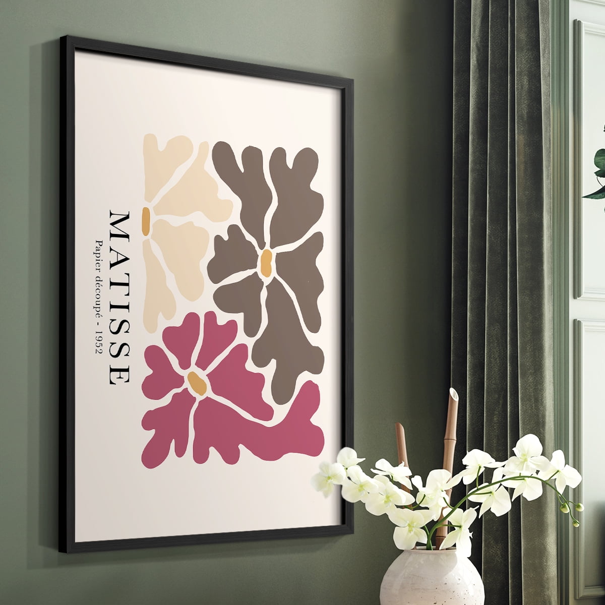 Matisse CCXLVIII in Solid Wood 16 x 20 Framed Print