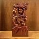 thumbnail image 3 of Rosewood carved "Five Blessings" ornament, large solid wood gourd, home decoration, housewarming gift, mahogany craft., 3 of 3