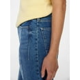 thumbnail image 5 of Time and Tru Women's High Rise Barrel Jeans, 28" Inseam, Sizes 0-20, 5 of 6