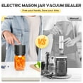 thumbnail image 4 of GPED Mason Jar Vacuum Sealer, Electric Cordless Mason Jar Vacuum Sealer for Food Storage and Fermentation, Vacuum Sealer with Can Opener for Wide-Mouth & Regular-Mouth Mason Jars, 4 of 7