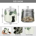 thumbnail image 2 of Yayeee Ashtray with Lid for Cigarette Smokeless Stainless Steel Home Ash Holder, Black Cat Umbrella, 2 of 7