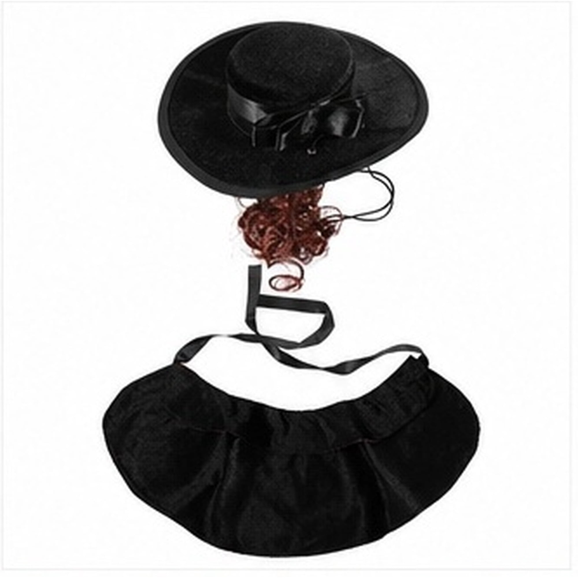 OULII Dog Costumes Black Dress Comfortable 1 Set for Parties