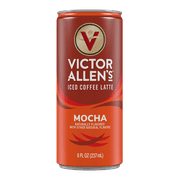 Victor Allen's Mocha Ready-to-Drink Iced Coffee Latte, 8 fl oz