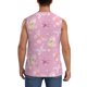 thumbnail image 4 of Fotbe Butterfly 1 Men's Camiseta sin Mangas Estampada para Hombres, Playera Casual para Gimnasio, Entrenamiento, Playa-Medium, 4 of 7