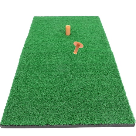 OUNONA  Portable Mat Practice Chipping Golf Hitting Outdoor Net Green